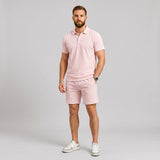 Whitmore Jacquard Polo and Shorts Set – view 2