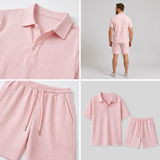 Whitmore Jacquard Polo and Shorts Set – view 4
