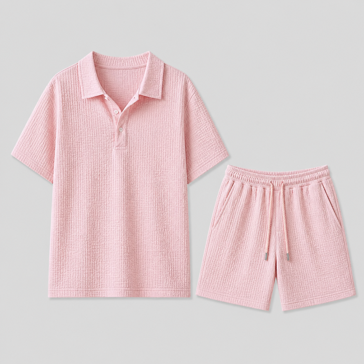 Whitmore Jacquard Polo and Shorts Set – view 6
