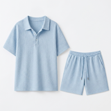 Whitmore Jacquard Polo and Shorts Set – view 8