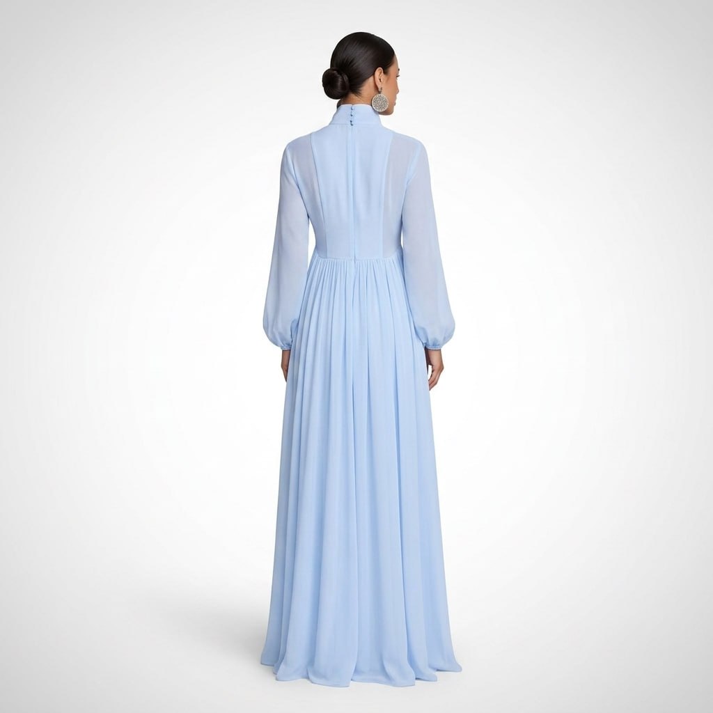 Wilhelmina Button-Front Maxi Dress – view 2