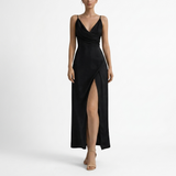 Willa Cowl Neck Slit Maxi Dress – view 8