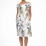 Winona Botanical Print Midi Dress – view 1