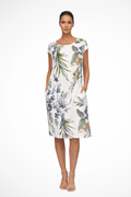 Lacey & Brooks | Winona Botanical Print Midi Dress
