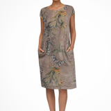 Winona Botanical Print Midi Dress – view 3