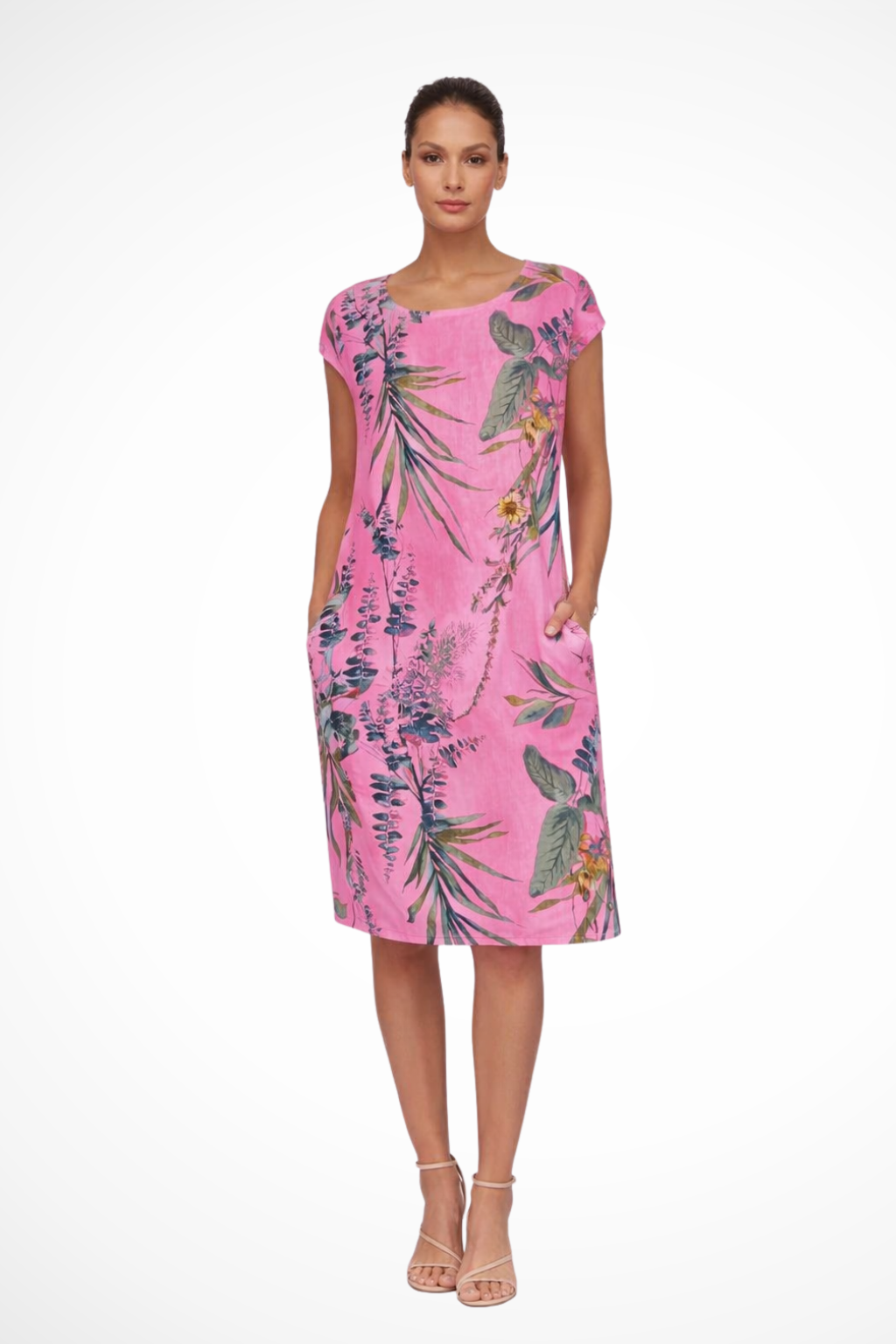 Winona Botanical Print Midi Dress – view 5