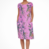 Winona Botanical Print Midi Dress – view 6