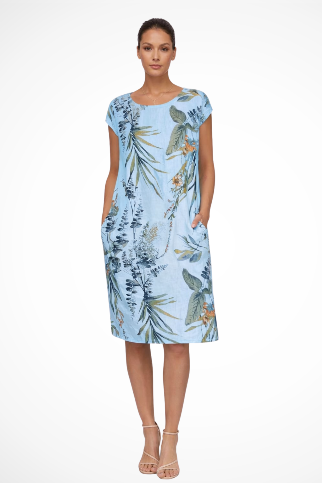 Winona Botanical Print Midi Dress – view 8