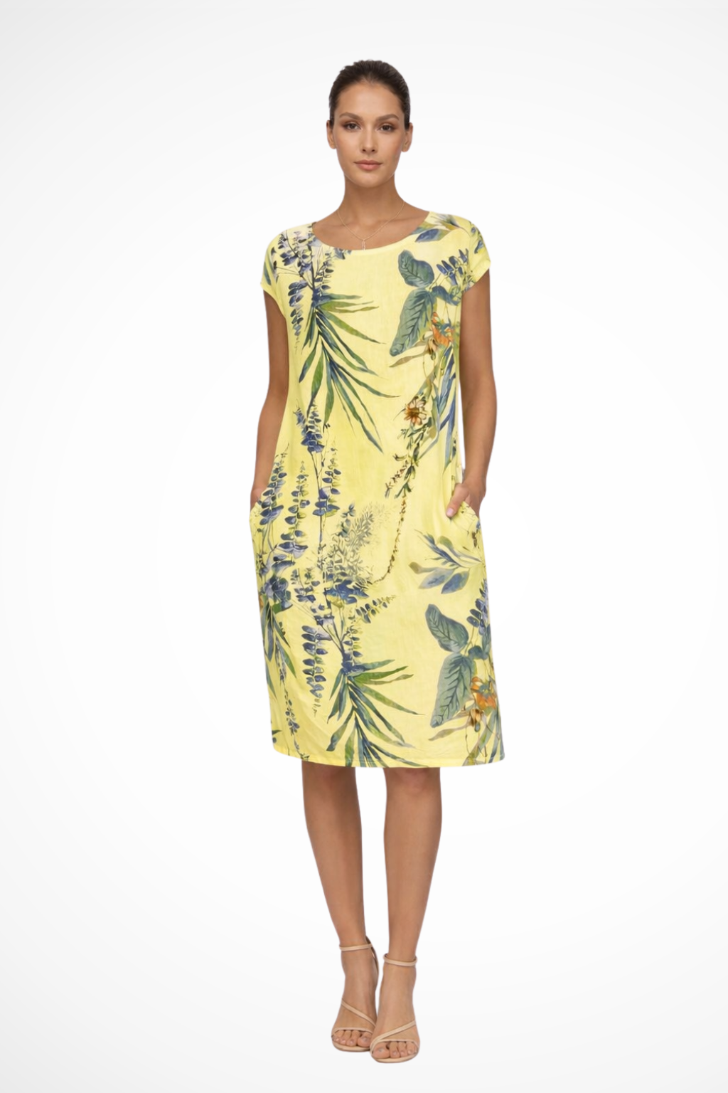 Winona Botanical Print Midi Dress – view 9